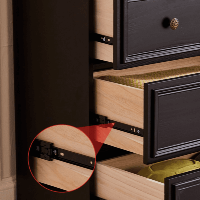Casual Raw Wood Console Dresser/Semainier with 5/7/9 Drawers in Horizontal/Vertical Orientation - image 8