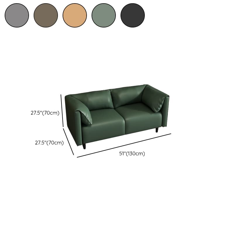 Simplistic Scratch-repellent/Water Resistant Sepia/Apricot Color/Dove Grey Loveseat/Standard Sofa with Cushion Back and Pillow Top Arm for 2-seater/for 3 for Sitting Room - image 19
