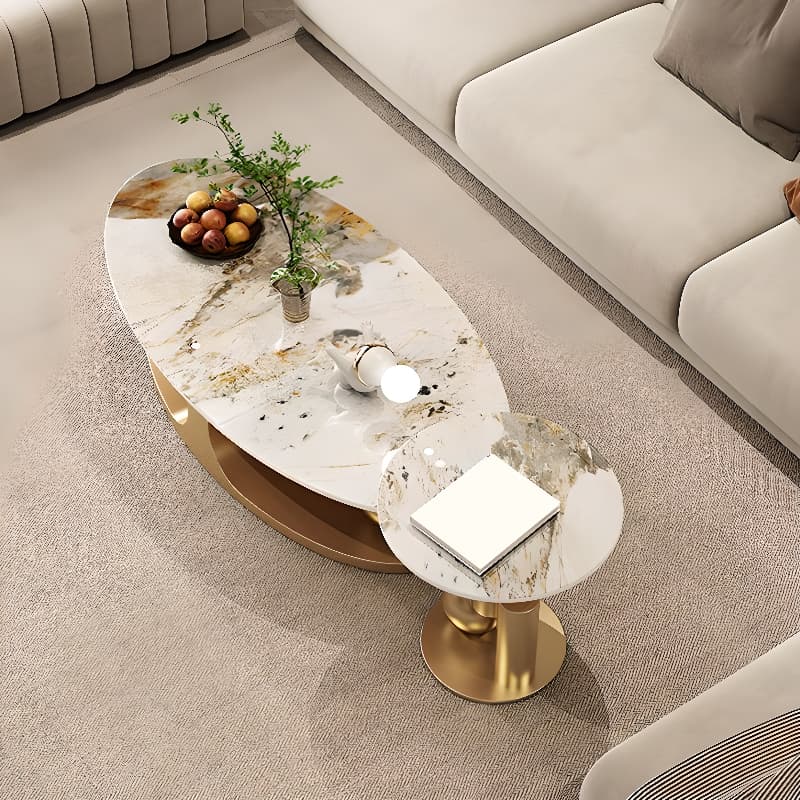 Nested Oblong Coffee Table Ideal for Small Spaces - image 6