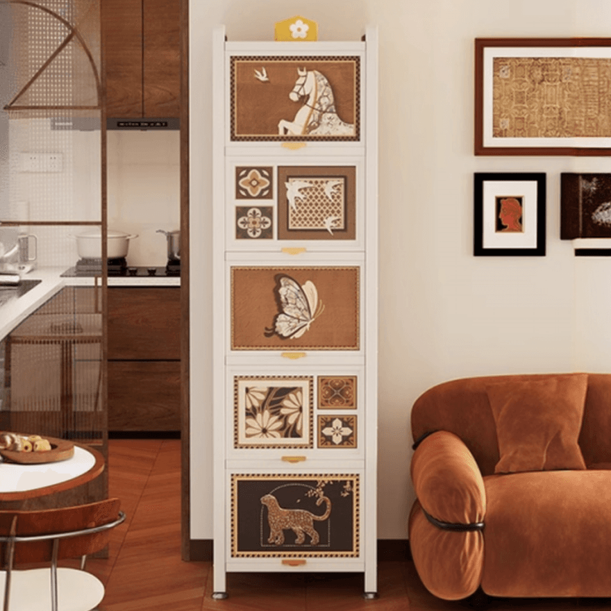 Detached Damp-proof Steel Accent Cabinet - image 6
