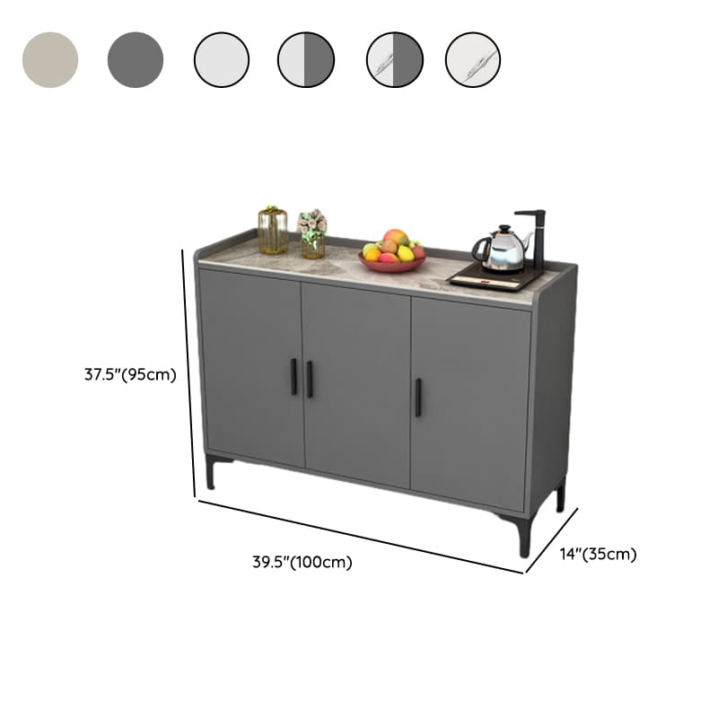 2 Doors/4 Doors/3 Doors Glamorous Narrow/Standard Sintered Stone Flooring Sideboard with Larder & Changeable Shelf - image 18