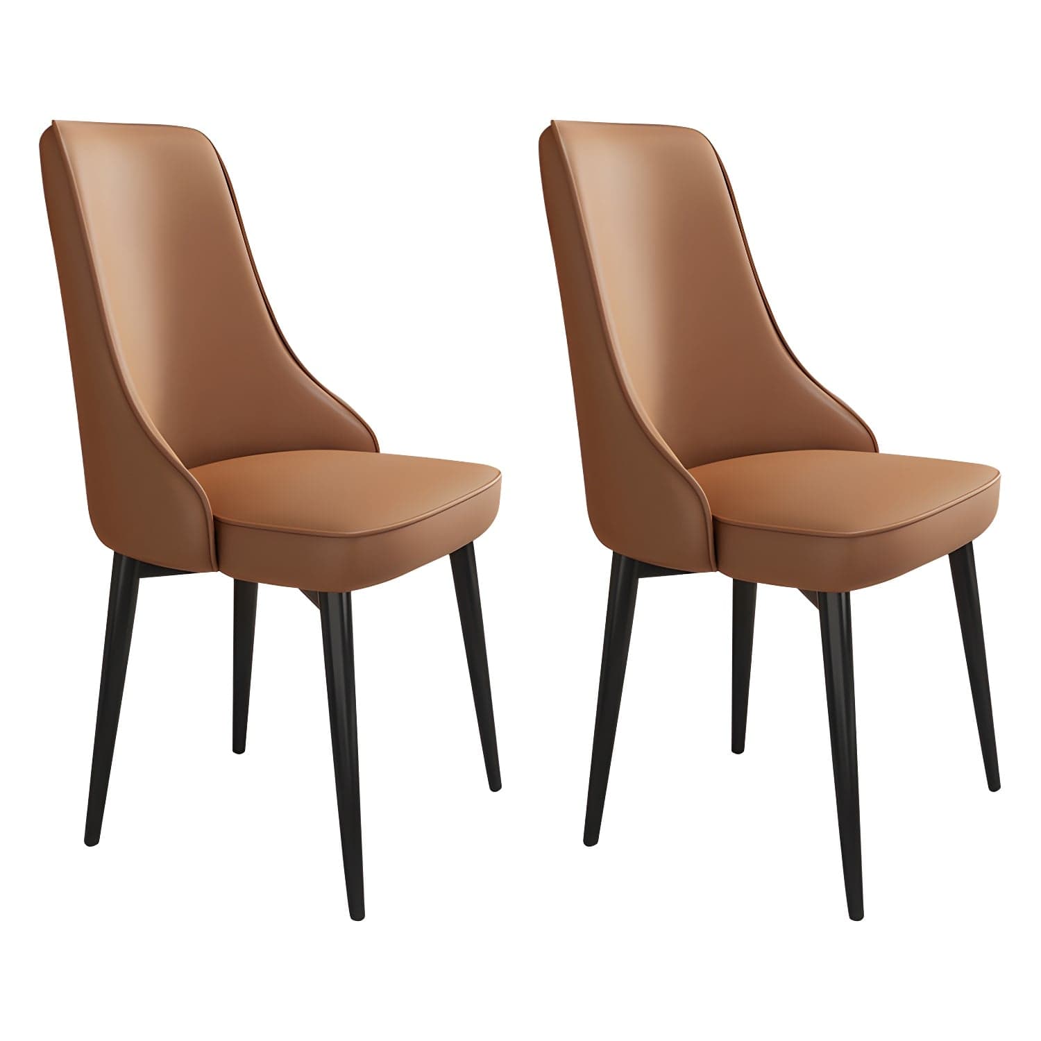 Glam Style Side Chair Upholstered Dining Chair for Dining Room - image 5
