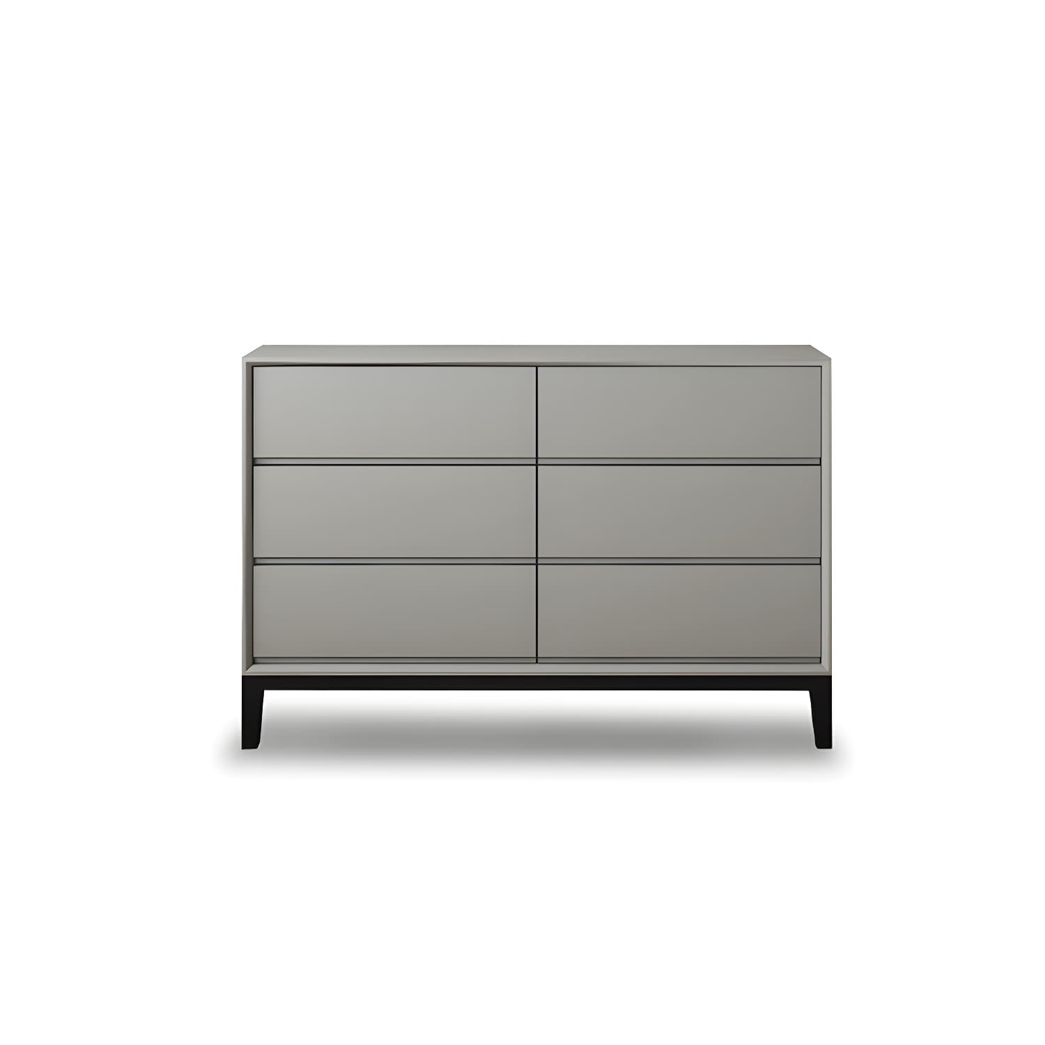 Pine Wood Modern Dresser with Soft Close Drawers - Compact and Stylish Bedroom Storage Solution