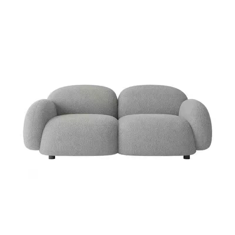 Grey/Green/Coffee Upholstered Cushioned Loveseat with Armrest Living Room - image 5