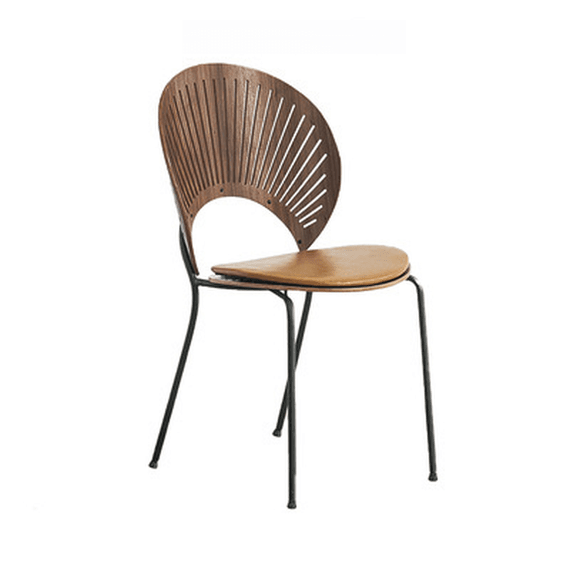 Dining Room Sturdy Side Chair with Outlined Frame and Foot Pads - image 21