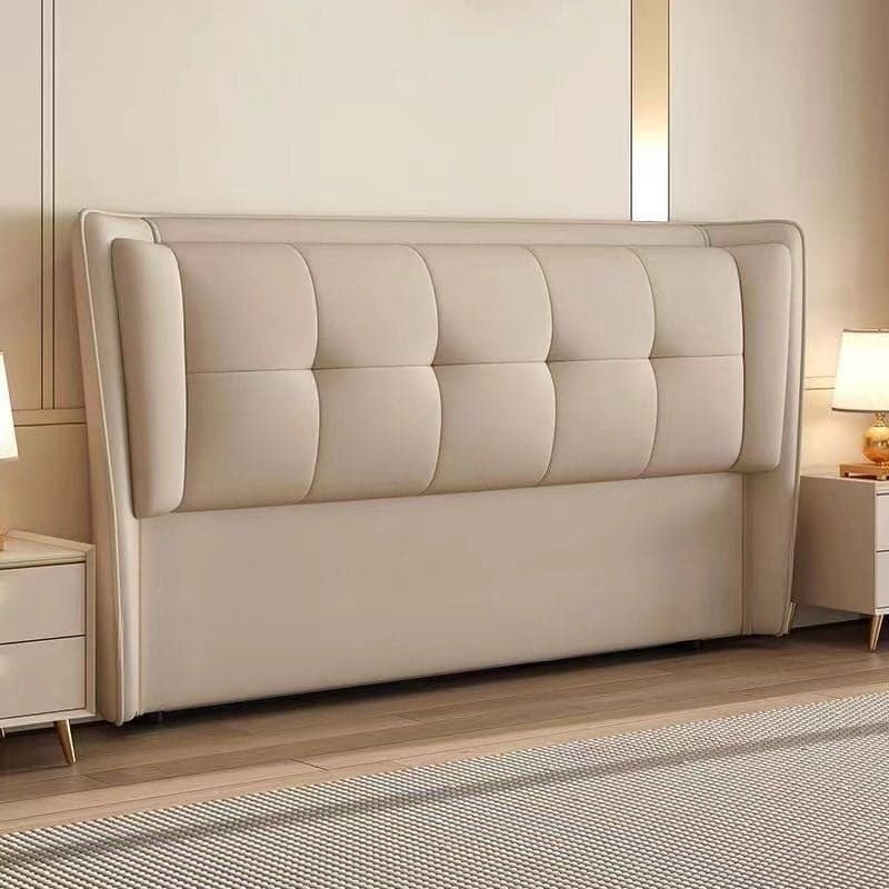 Modern Free-standing Standard King(76"W x 80"L)/Queen(60"W x 80"L)/Full(54"W x 75"L) Wingback No Distressing With Legs in Wood/ Upholstery and Decorative-stitched - image 3