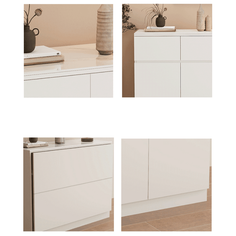 Sideboard with 4 Drawers/3 Drawers/2 Drawers, Narrow/Standard Size, Drawers Storage, Sintered Stone Countertop, Alterable Shelf, 4 Doors/3 Doors/2 Doors, and Tabletop - image 8
