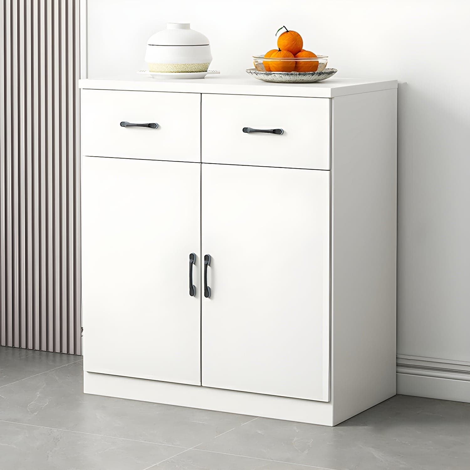 Modern Wood Sideboard Credenza with Drawers and Cabinets - Functional Storage Solution - image 3