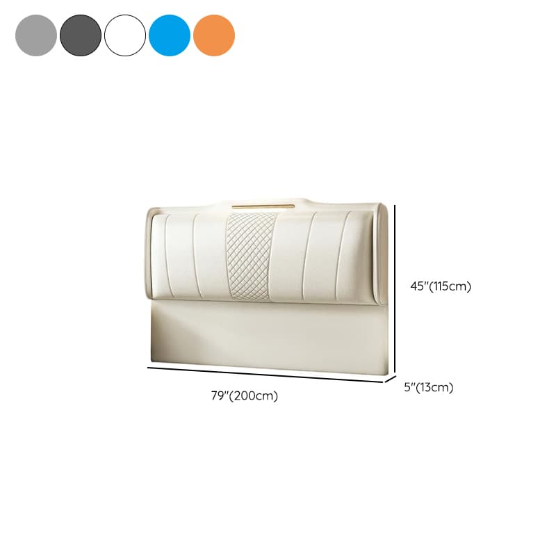 Art Deco Style Panel Headboard in Pine Wood with No Distressing, Rectangle Shape for King/Queen/Full Bed, Featuring Sponge Upholstery and Standard Height - image 14