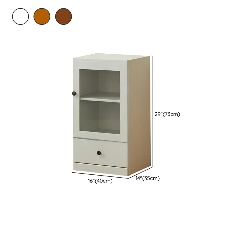 Modish Timber Console Dresser with 3/4/5 Drawers, Hutch Cabinets, and 2 Interior Shelves in Vertical Orientation - image 12