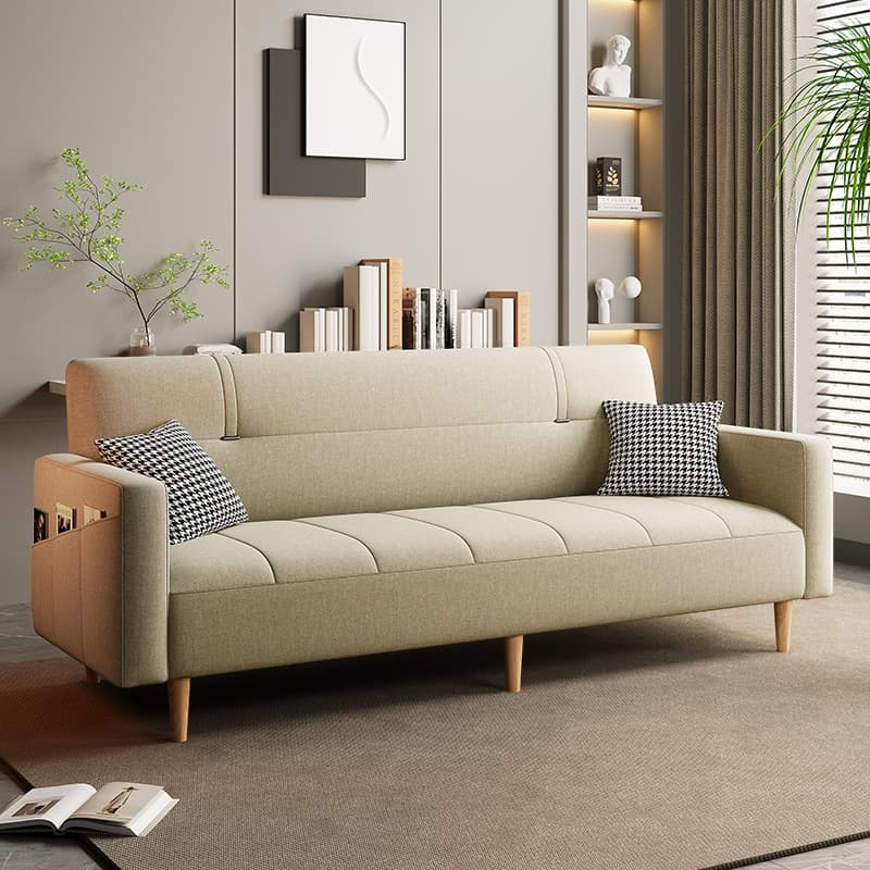 Cotton Loveseat/Standard Sofa Cerulean/Grey/Lime Green with Arm