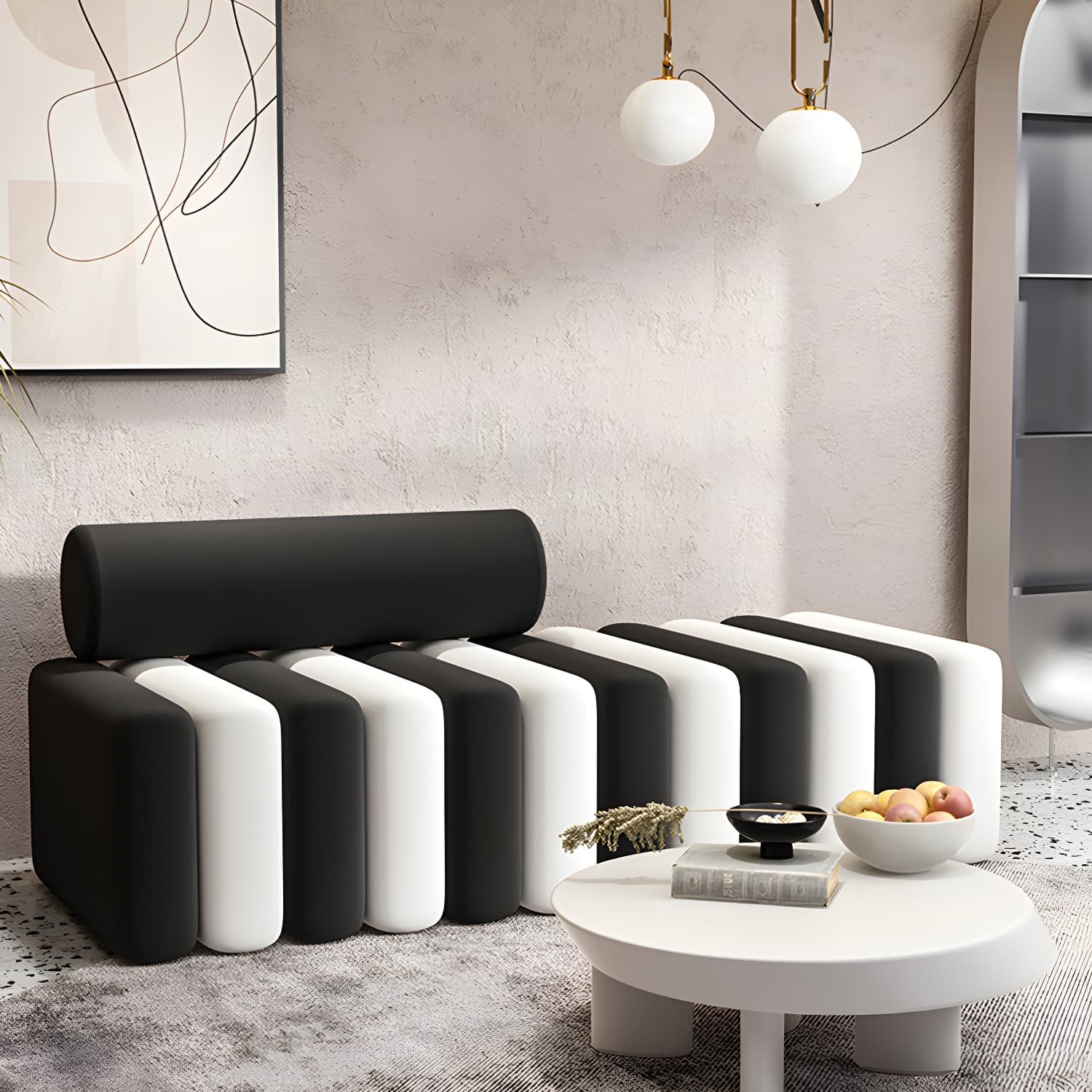 Velvet Contemporary Standard Sofa Armless Sofa for Living Room, Apartment - image 18