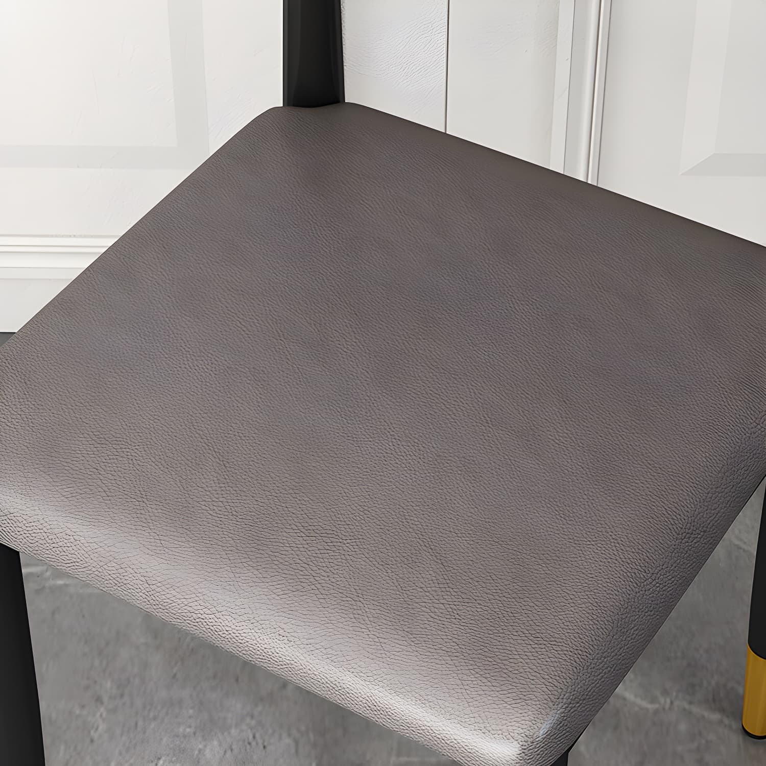 Indoor Open Back Dining Chair Industrial Upholstered Armless Chair - image 26