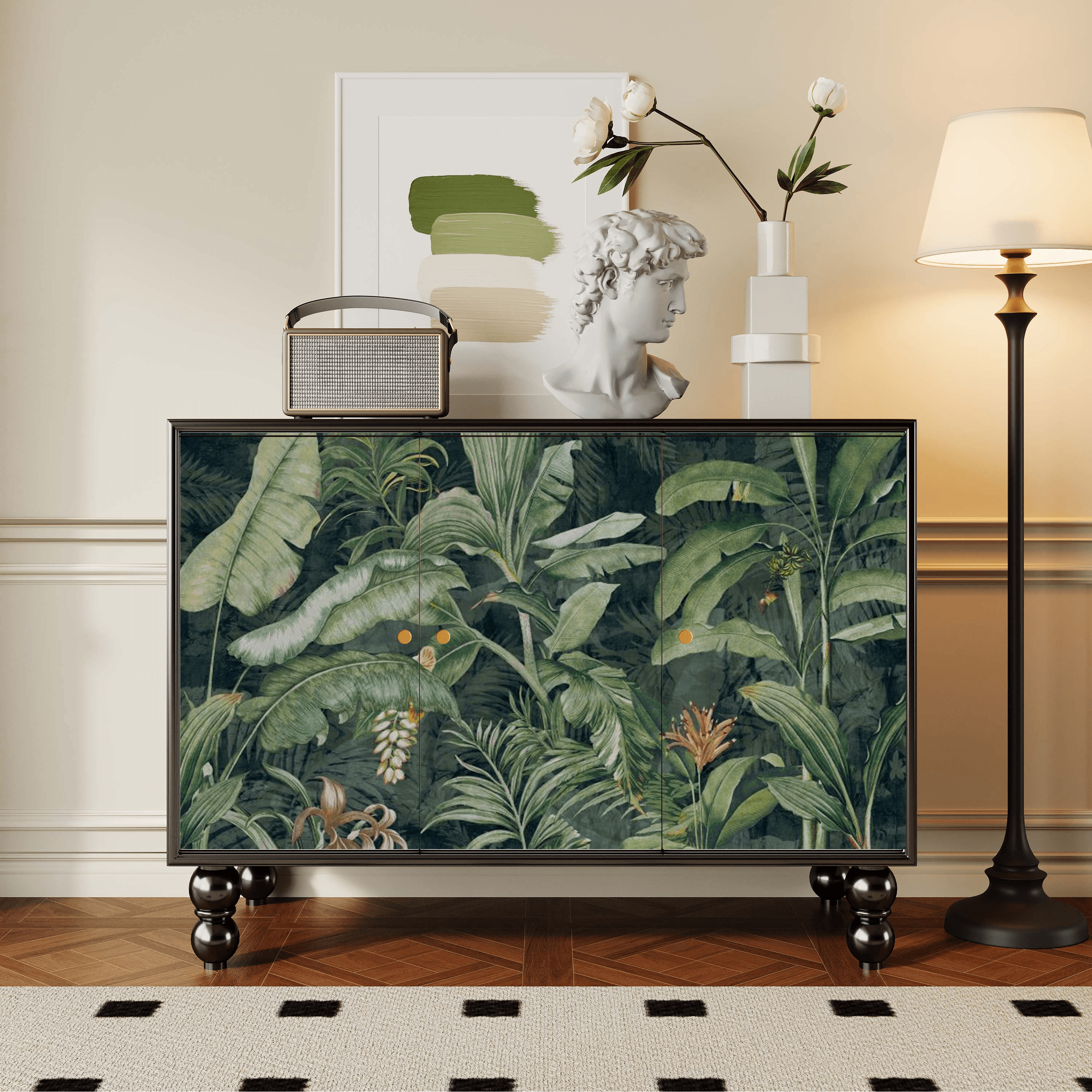 Parlor Detached Sideboard with Six Internal Shelves and Benchtop - image 19