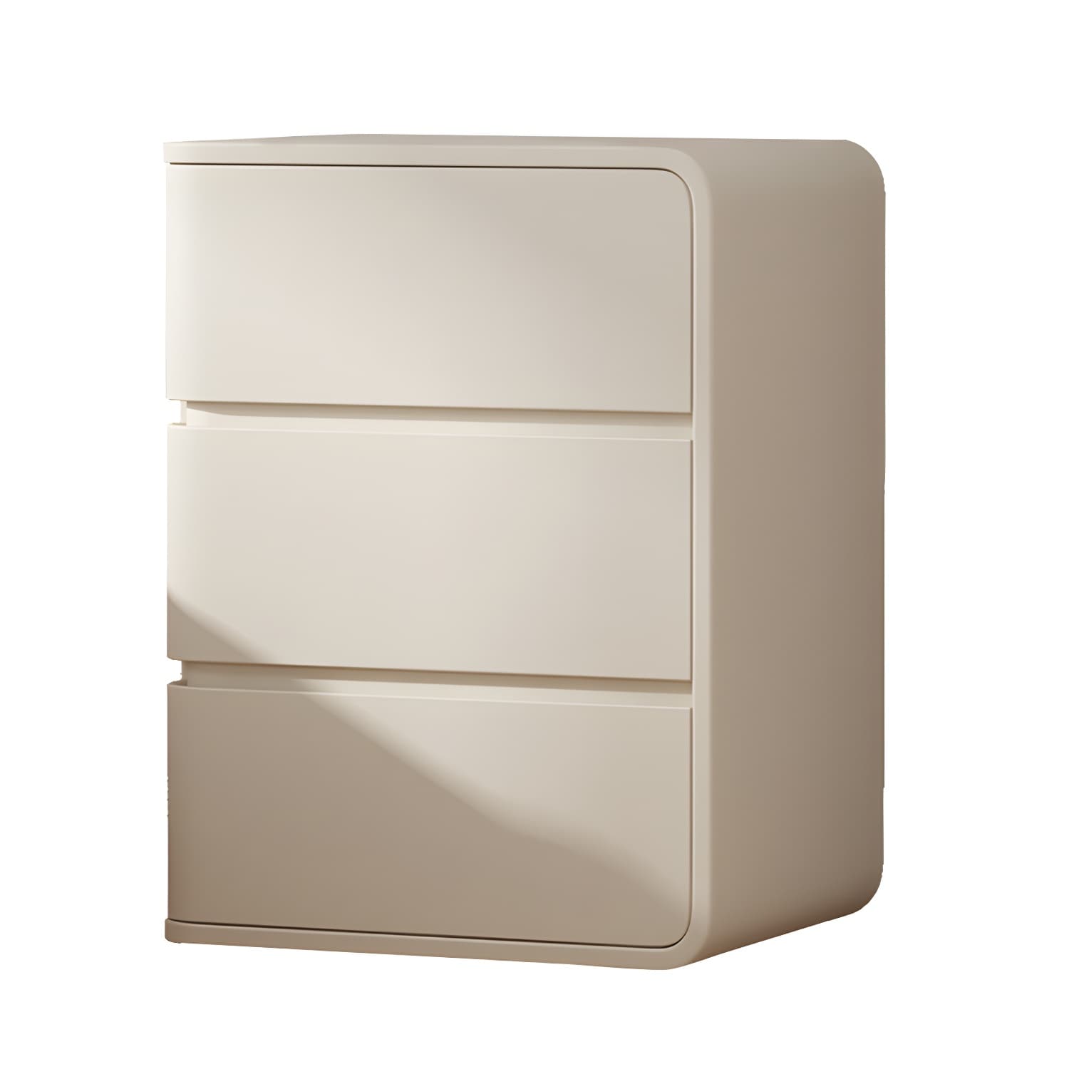 Modern Faux Leather Bachelor's Chest with 3 Drawers - Small Size Nightstand - image 14