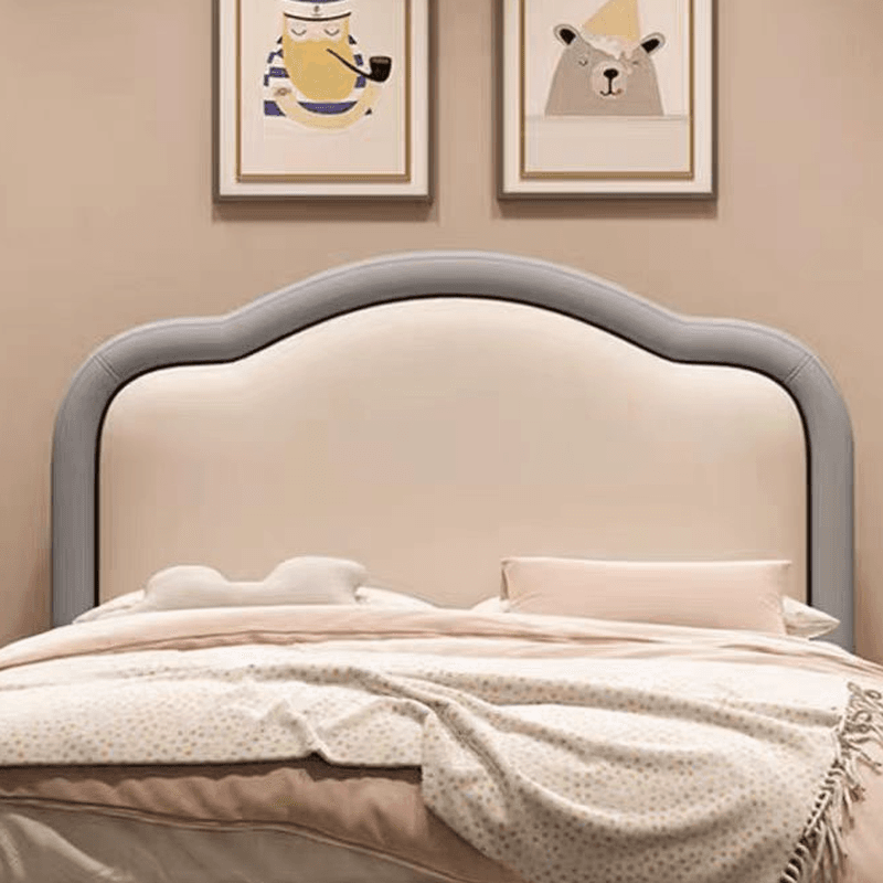 Minimalist Portman/Arched Wood Panel With Legs & Sponge Cushion for Full(54"W x 75"L)/King(76"W x 80"L)/Queen(60"W x 80"L) Bed, Standard（36-55“）