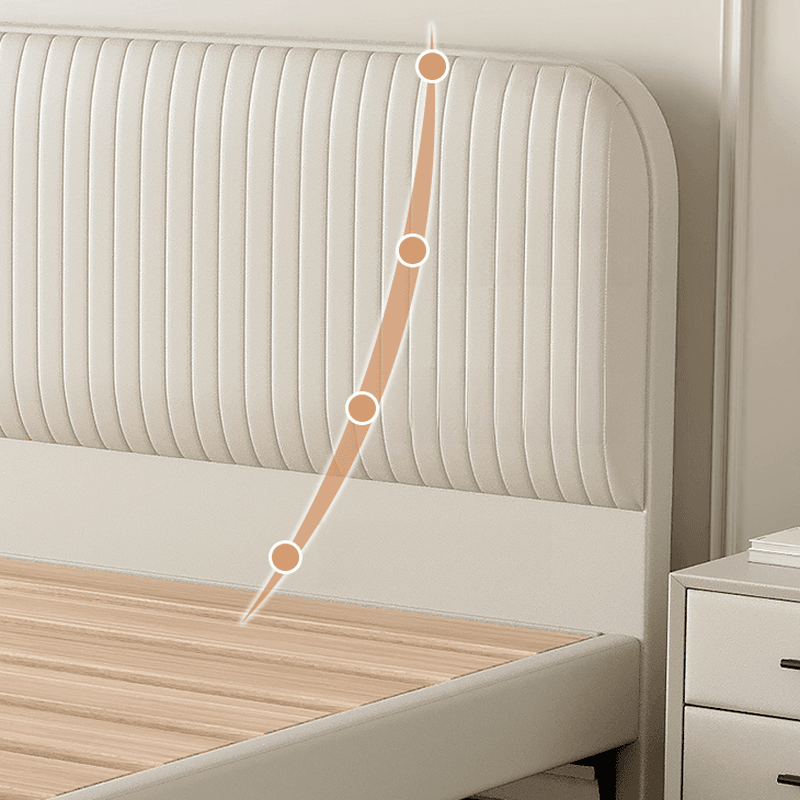 Standard（36-55“） Free-standing Standard Rectangle Full(54"W x 75"L)/Twin(38"W x 75"L) Panel Headboard With Legs, Sponge Filing and Lumber Frame - image 12