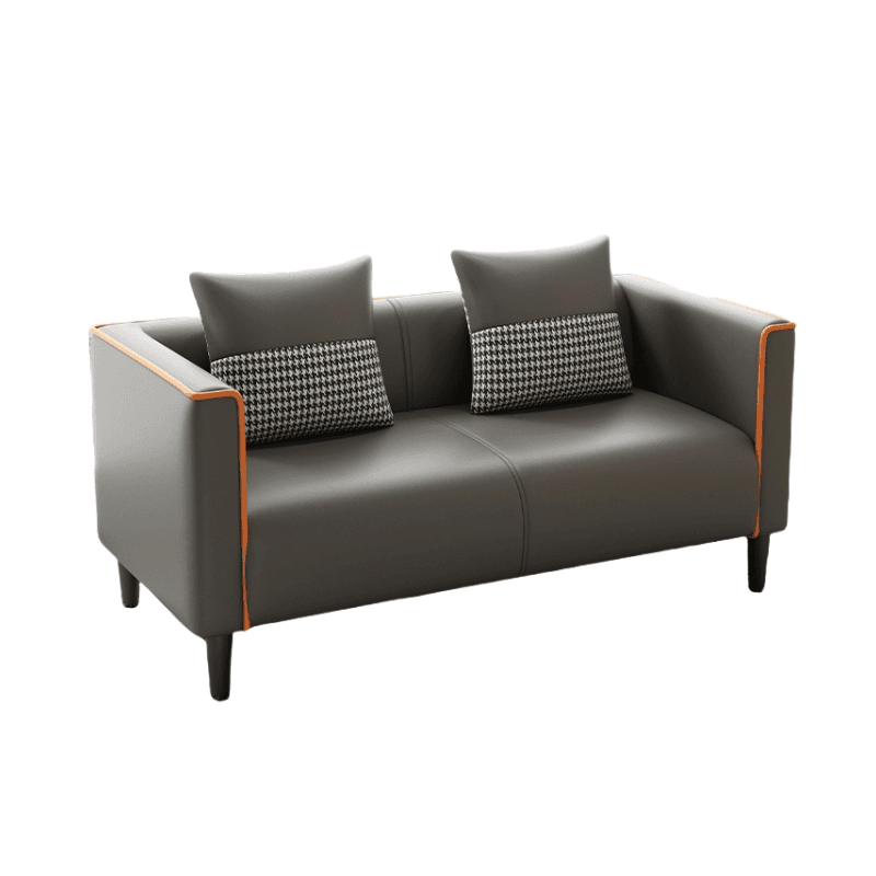 Versatile Standard Sofa/Loveseat/Single Sofa in Synthetic Leather with Dark Blue/Sage/Amber Color and Arm - image 10
