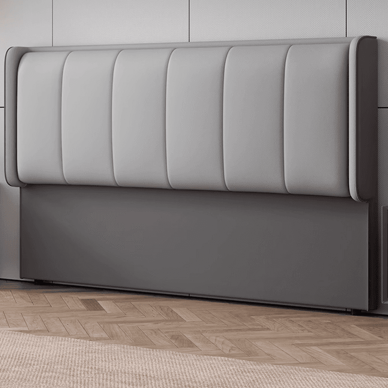 Simplistic Wingback Headboard in Lumber with No Distressing, Rectangular Shape for King/Queen/Full Bed, Featuring Sponge Upholstery Fill and Standard Height - image 7