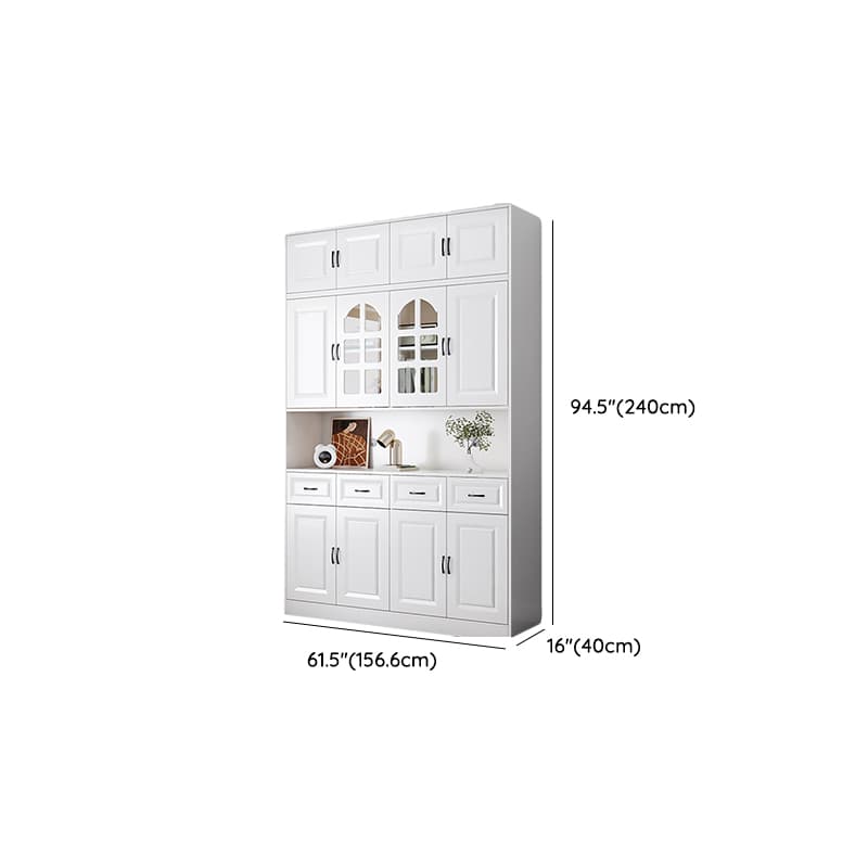 Wood Contemporary Storage Cabinet Buffet Sideboard with Drawers for Home Use - image 22
