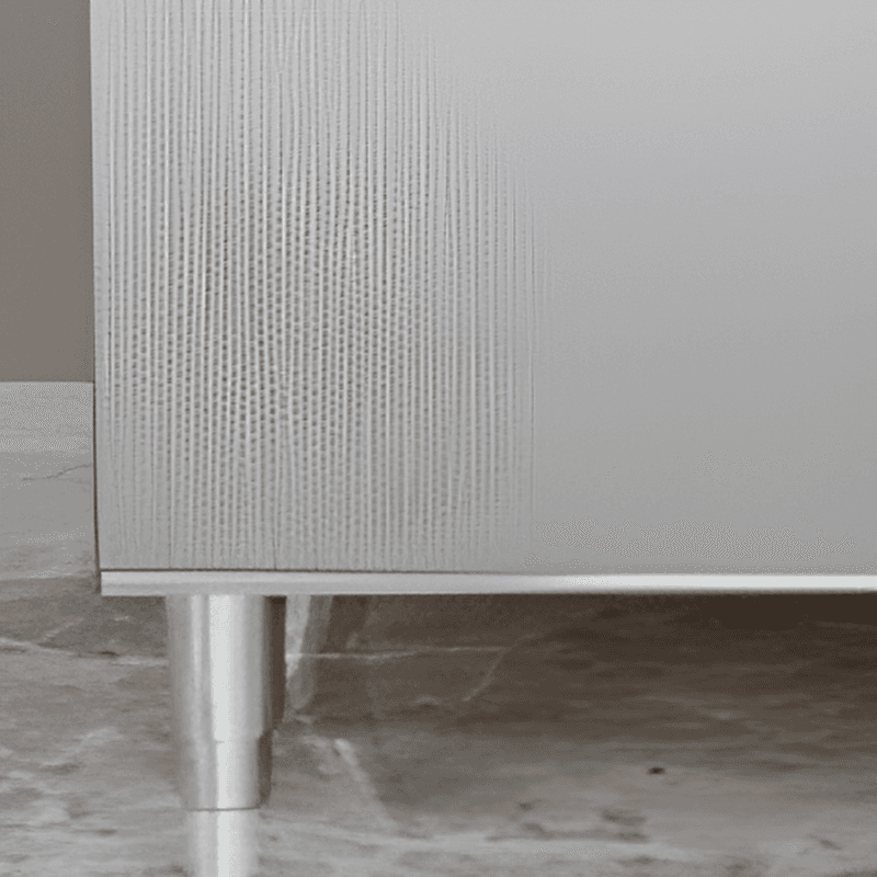 2 Shelves & 4 Doors/3 Doors/2 Doors Silver Metal Standard/Narrow Sideboard with Larder & Hutch - image 5