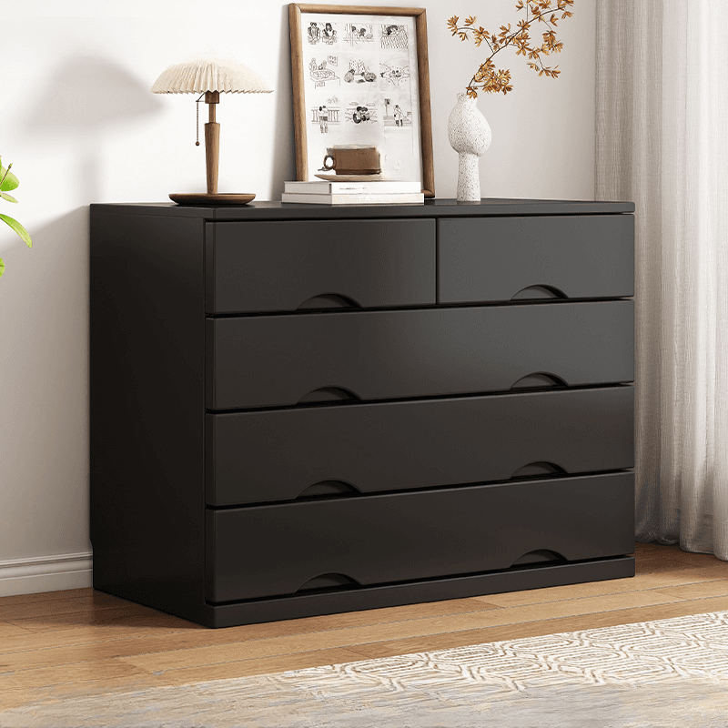 Trendy Natural Wood Double Dresser with 12/10/8 Drawers in Horizontal/Vertical Orientation