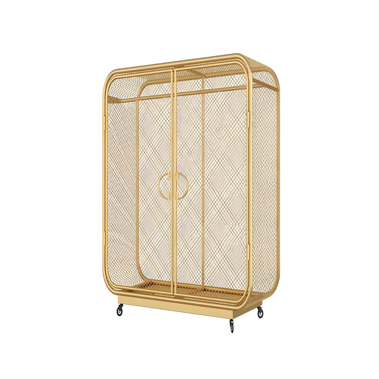 Contemporary Wardrobe Closet Metal Wardrobe Cabinet for Bedroom - image 13