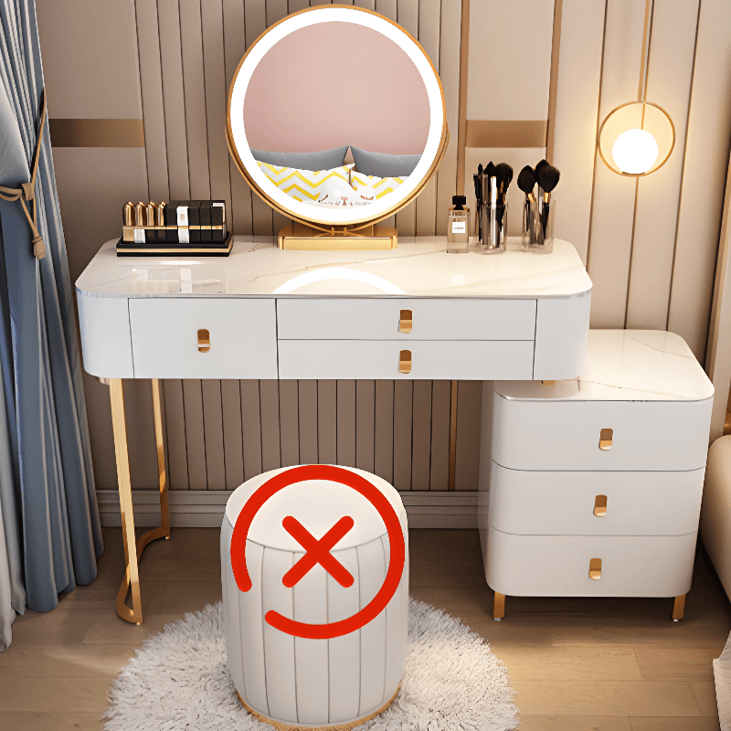 Multi-Purpose Scalable Vanity Set with Push-Pull Drawers, Adjustable Touch & Adjustable Brightness Lighting System, Dividers Included - image 14