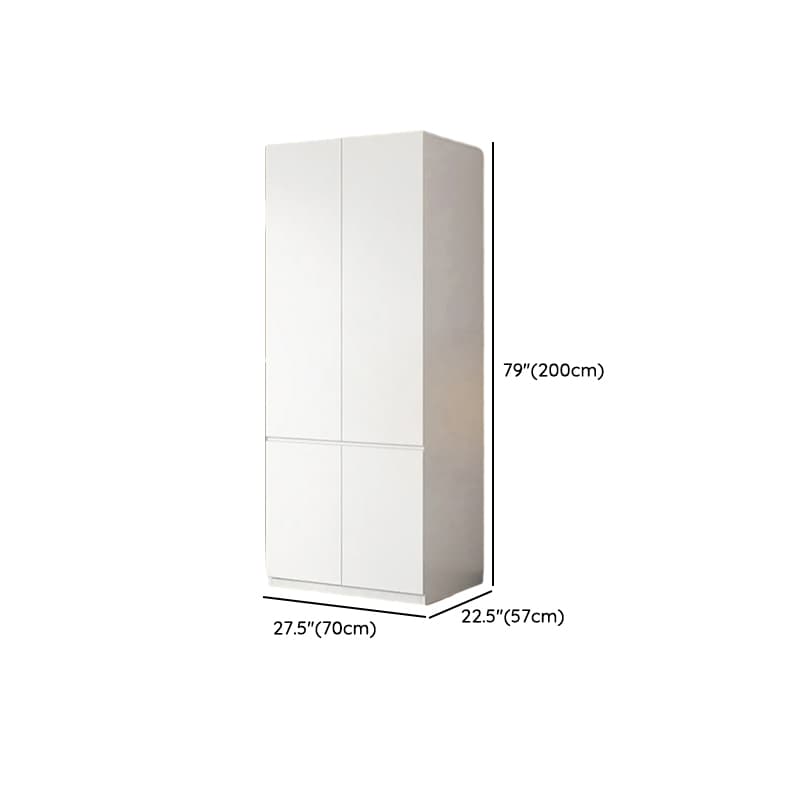 White Contemporary Alloy Cabinet Armoire with 3/6/9 Drawers, Flexible Shelf, and Hanging Rod - image 37