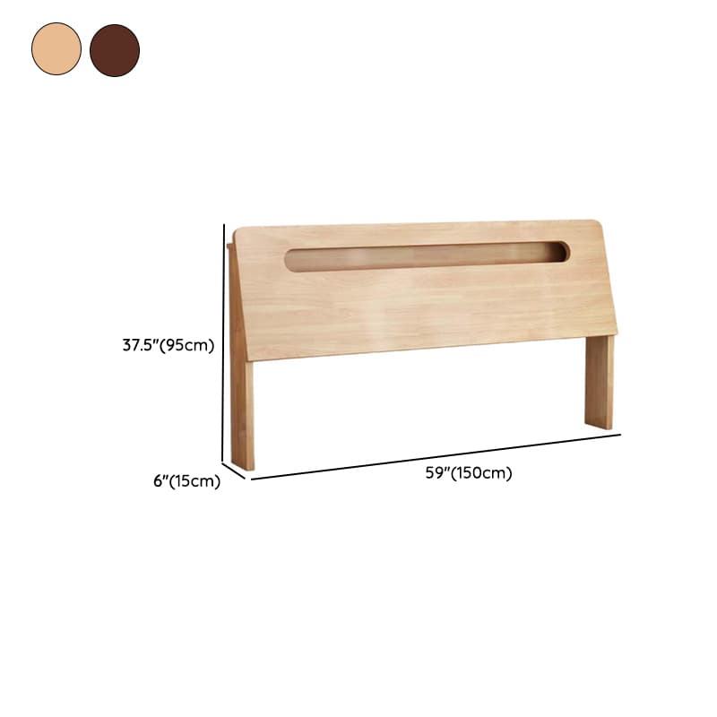 Trendy Panel Headboard in Natural Wood with No Distressing, Rectangle Shape for King/Queen/Full Bed, Featuring Sponge Upholstery and Standard Height - image 9