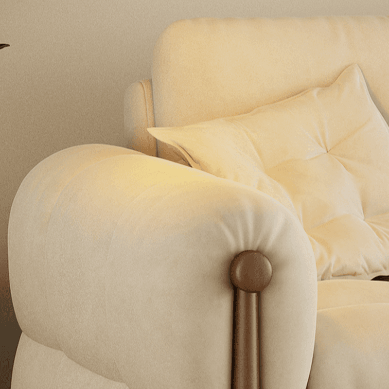 L-Shape/Straight Sofa/Sofa Chaise with Under-seat-storage, Left Hand Facing Orientation, Round Arm, and Button-tufted Details - image 5