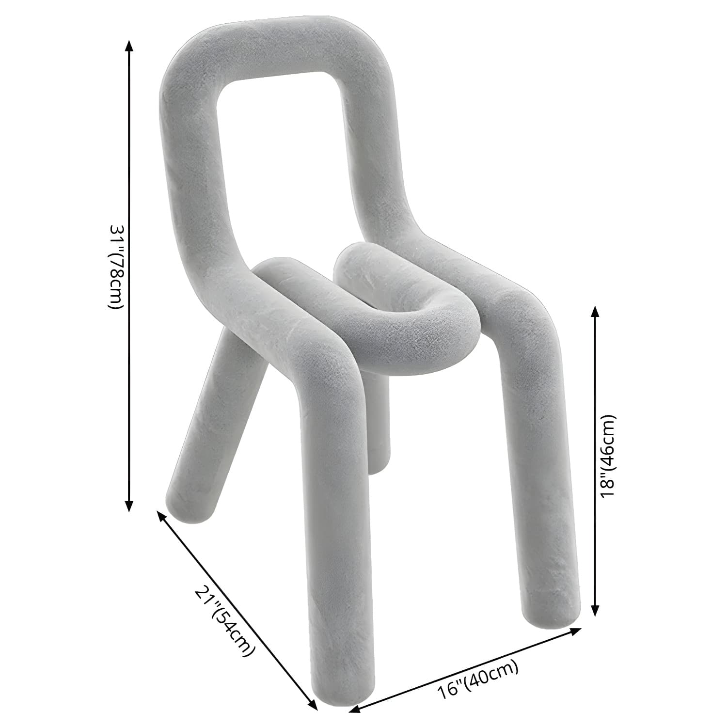 Velvet Designer Style Living Room Side Chair Colorful Open Dining Chair - image 16