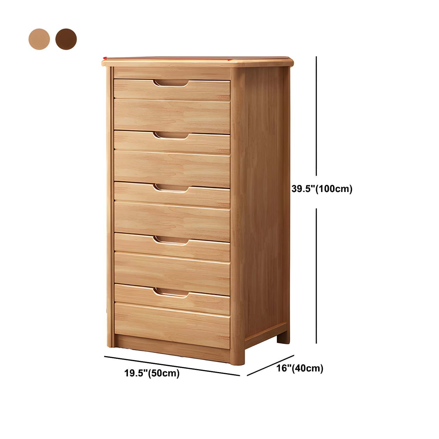 Modern Rectangle Side Cabinet Soft Close Drawers Wood Storage Cabinet - image 19