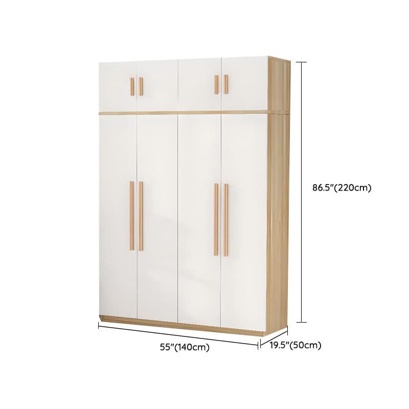 Modern Timber Detached Wardrobe with Soft Close Drawer, Soft Close Door, Interior Shelves & Clothing Rod - image 38