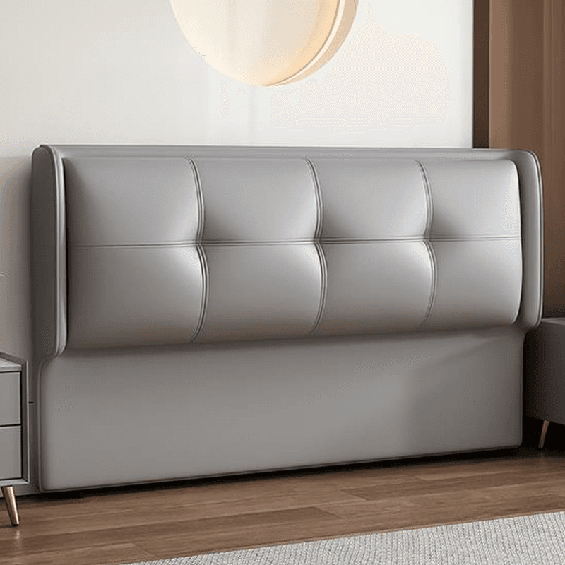 No Distressing Queen(60"W x 80"L)/Full(54"W x 75"L)/Twin XL(38"W x 80"L) Standard（36-55“） Rectangle Tufted Panel Headboard with Sponge Cushion in a Minimalist Style - image 3