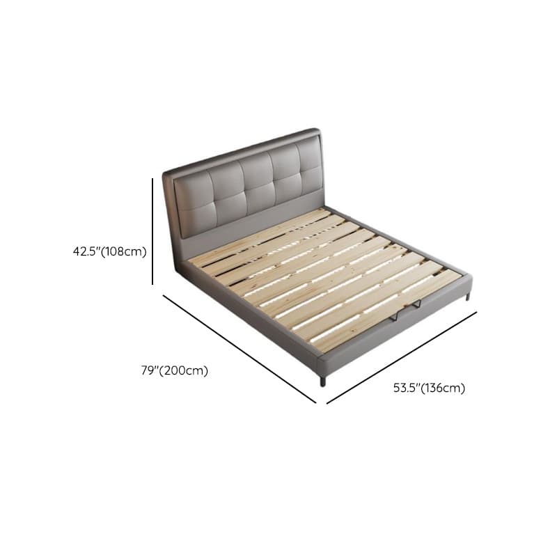 Light Gray Solid Color Storage Bed with Pine Wood Frame and Button-tufted Design for Living Room - image 7