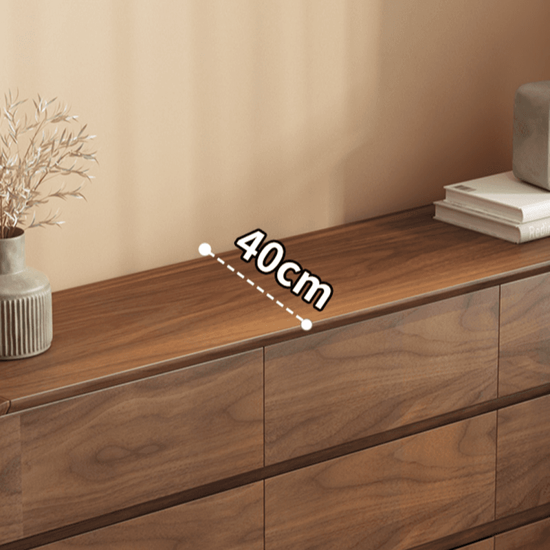 Cocoa Simplistic Bleached Wood Double Dresser/Lingerie Chest with 6/9/5 Drawers, Horizontal/Vertical Orientation - image 7