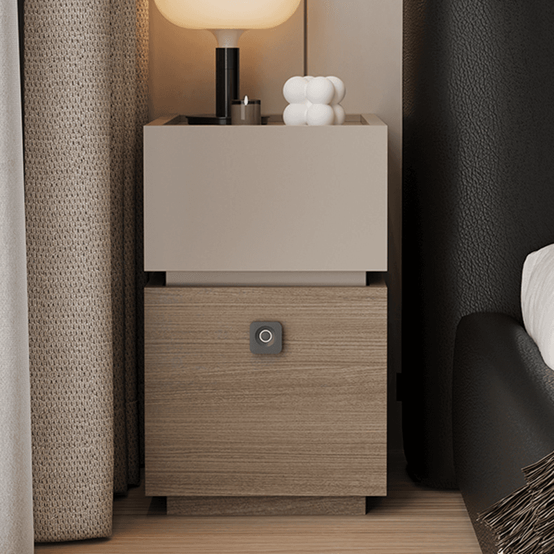Organic Modern Nightstand With Drawer Organization featuring 2 Drawers and Composite Wood Countertop - image 9