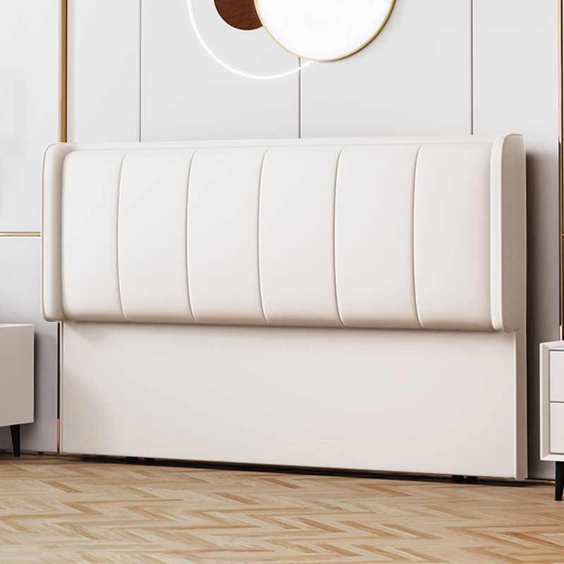 Trendy Panel Headboard in Natural Wood with No Distressing, Rectangle Shape for Twin XL/Full/Queen Bed, Featuring Sponge Upholstery Fill and Standard Height - image 4
