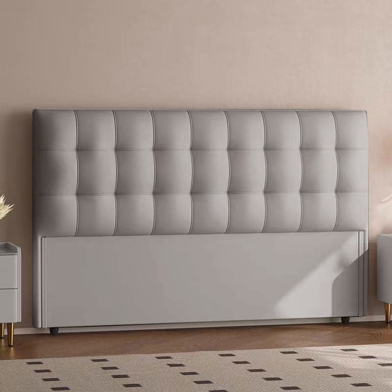 Trendy Panel Headboard with No Distressing, Piled Tufted Rectangle Design for King/Queen/Full Bed, Featuring Sponge Upholstery and Standard Height - image 4
