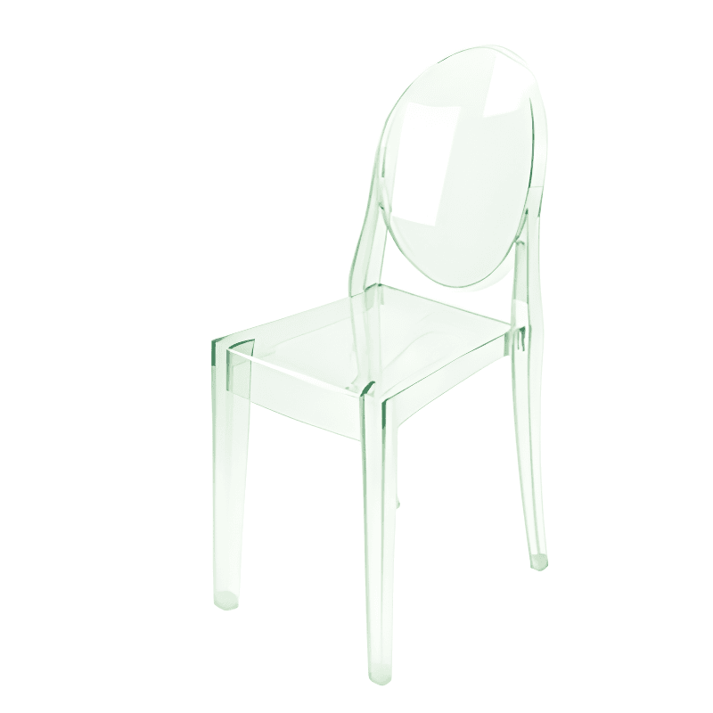 Firm Framed Armless Chair with Olive Green/Rose/Citrus Colored Legs - image 8