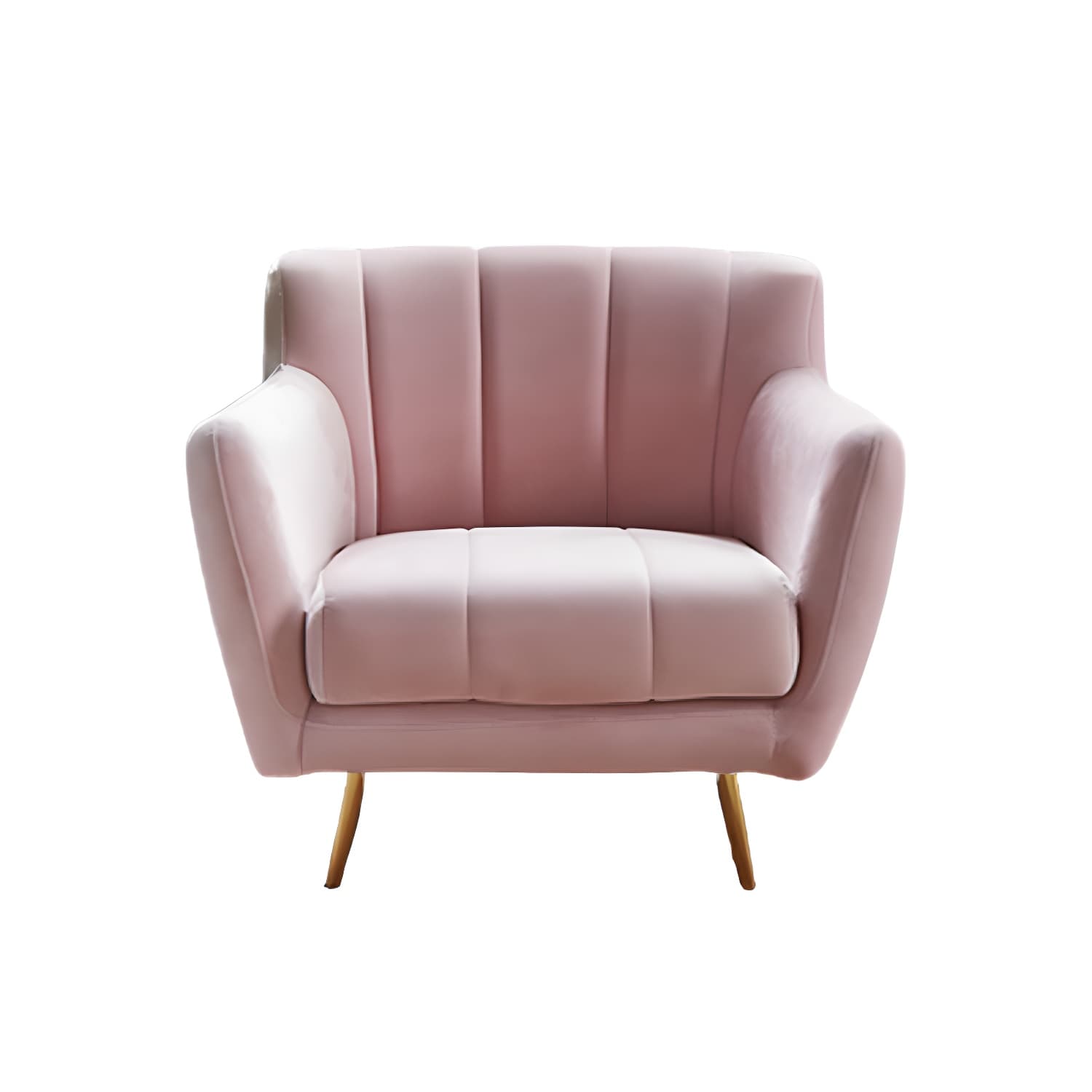 Modern Tight Back Couch Standard Velvet Tuxedo Arm Sofa in Green/Teal/Pink - image 11