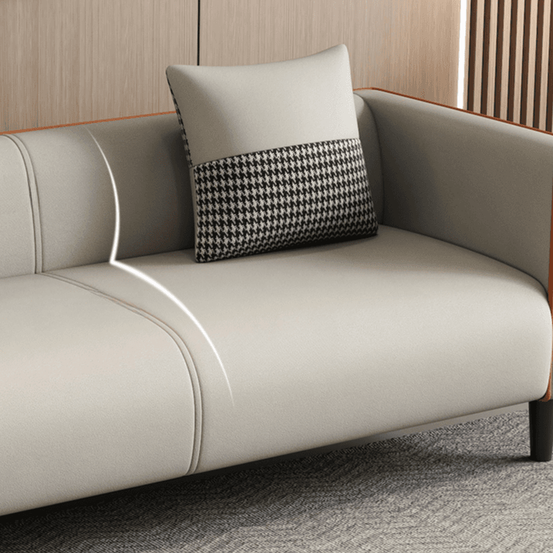 Elegant Sitting Room Sofa/Loveseat in Dove Grey, Tangerine, and Ivory with Solid and Manufactured Wood Construction - image 14