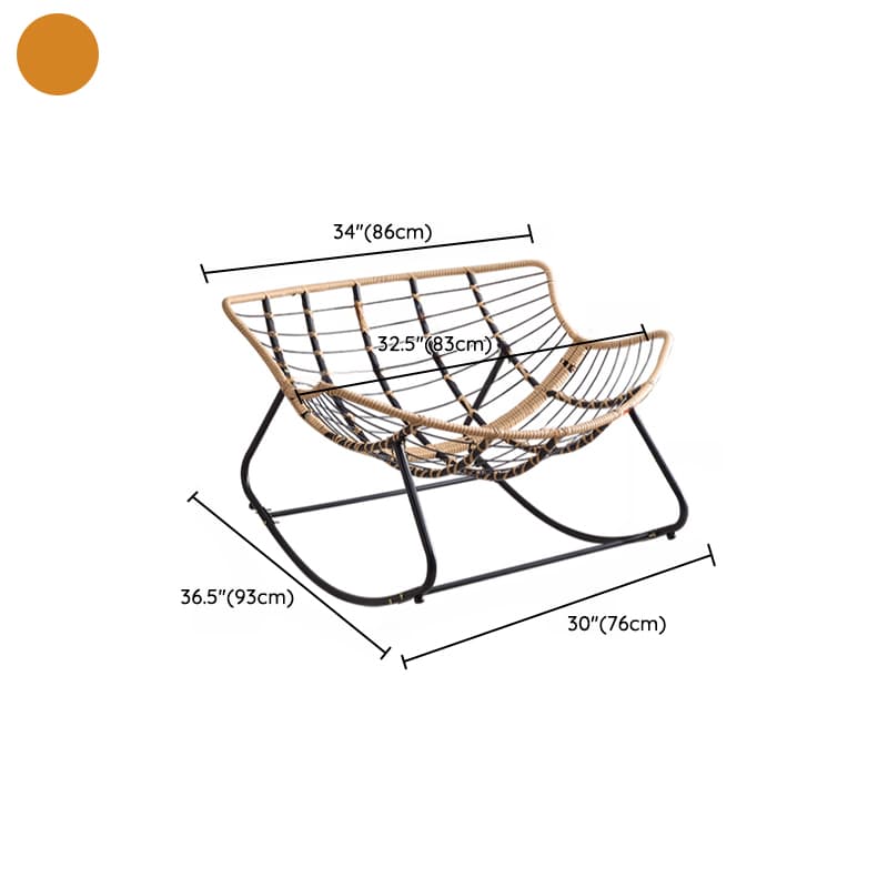 Modern Simple Style Alloy Rocking Chair Couch with Scratch-defiant Cushioned Upholstery - image 18
