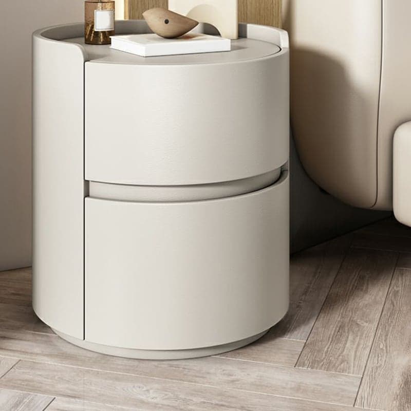 Small Under 21'' Manufactured Wood No-Light Modern Drawer Storage Nightstand in Natural Finish - image 10