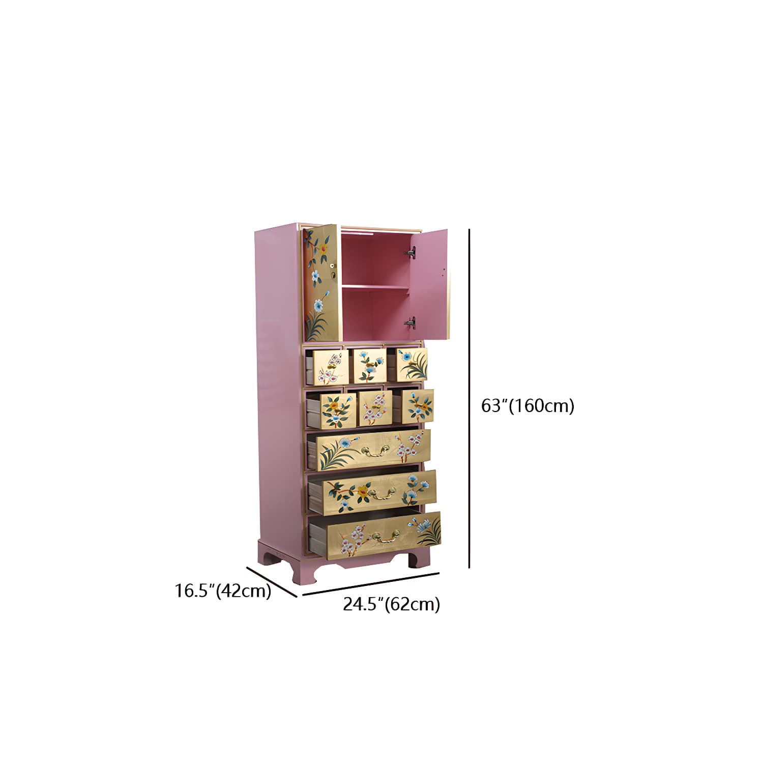 Classic Glam Dresser Solid Wood Storage Chest Dresser with 5/6/7/8/9 Drawers - image 20
