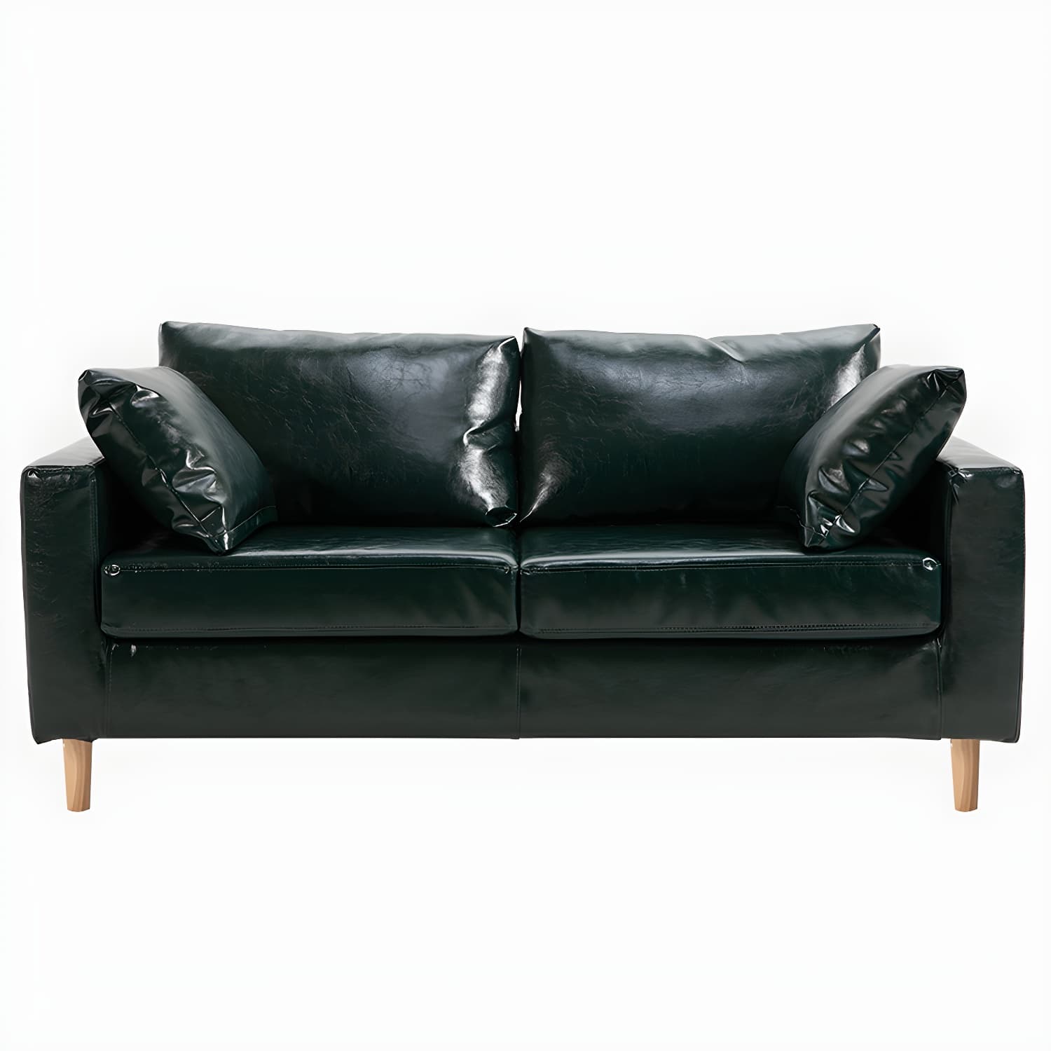 Beige Modern Farmhouse Cushions Standard Sofa 21.65"High Square Arm Sofa