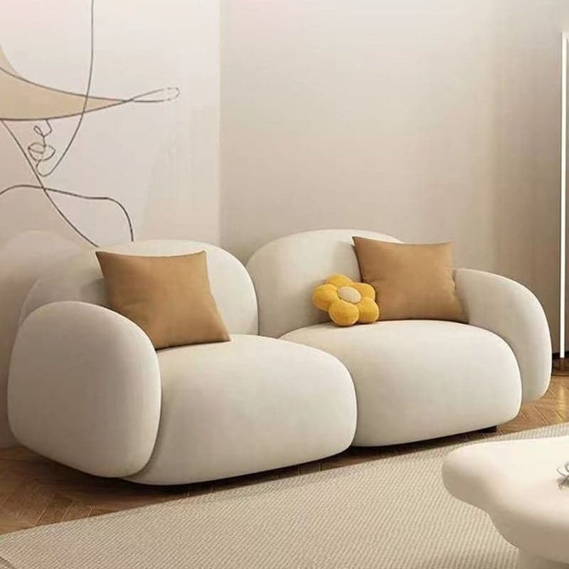 Grey/Green/Coffee Upholstered Cushioned Loveseat with Armrest Living Room - image 6