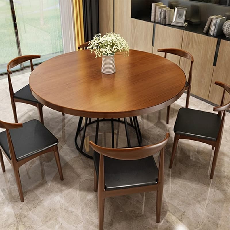 White 5-Piece Dining Set with Solid Wood Features - Perfect for the Stylish Kitchen - image 5