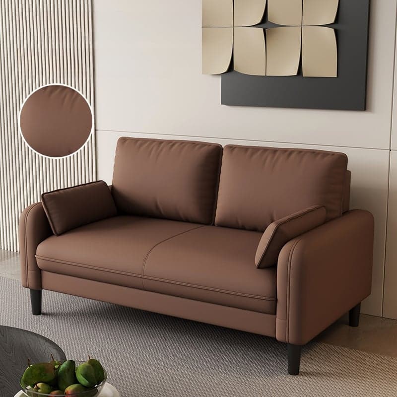 Trendy Water Resistant Standard Sofa/Loveseat/Single Sofa with Pillow Back in Dark Gray/White/Olive Green, Arm Included, Seats 3/2 People/1 Person with 2 Pillows
